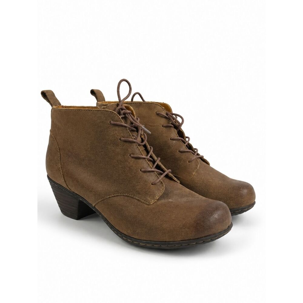 Softspots Sofi Tan Leather Upper Women's Ankle Boots Size 8